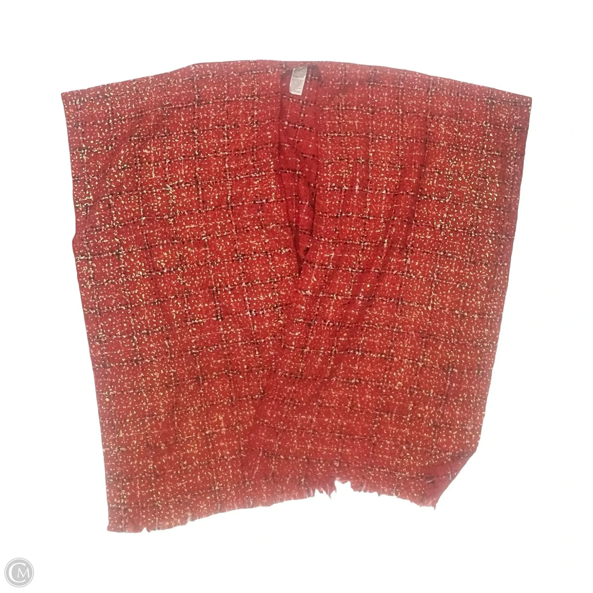Shawl By Chicos In Black & Red, Size: Os