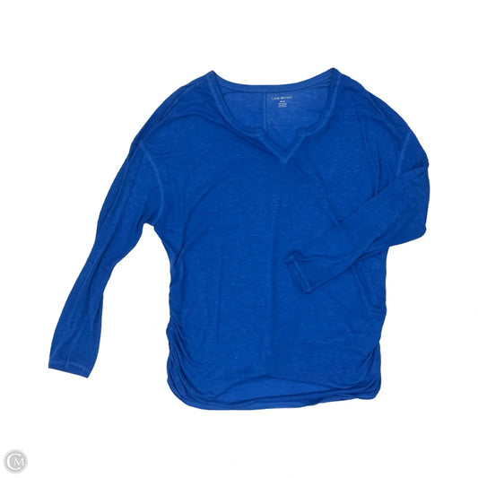 Top Long Sleeve By Lane Bryant In Blue, Size: 1x