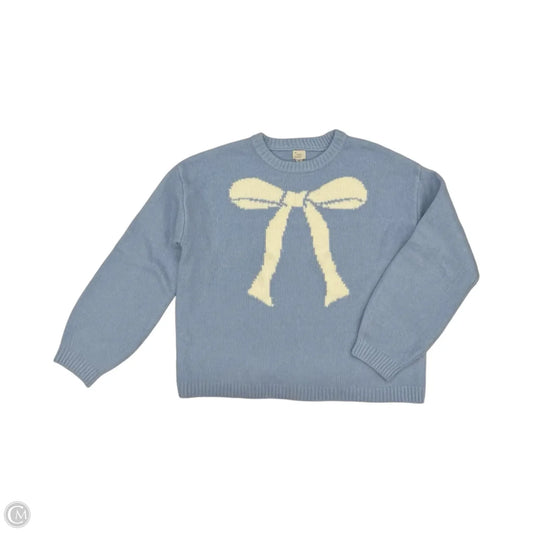 Sweater By A New Day In Blue & White, Size: Xl