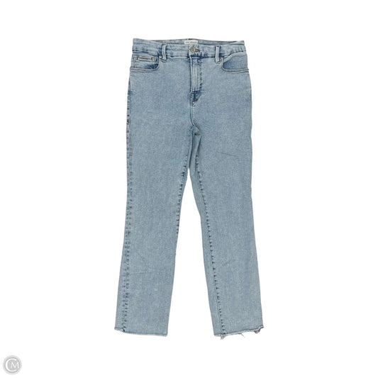 Jeans Skinny By Good American In Blue Denim, Size: 8