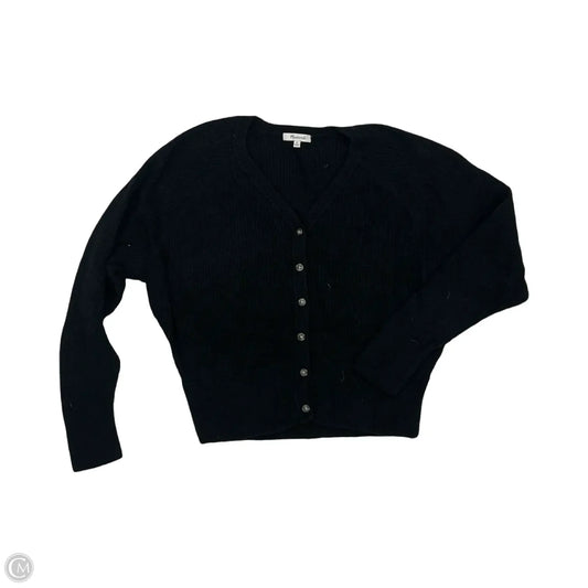 Sweater Cardigan By Madewell In Black, Size: M