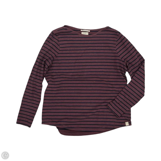 Top Long Sleeve By Fatface In Blue & Red, Size: 14