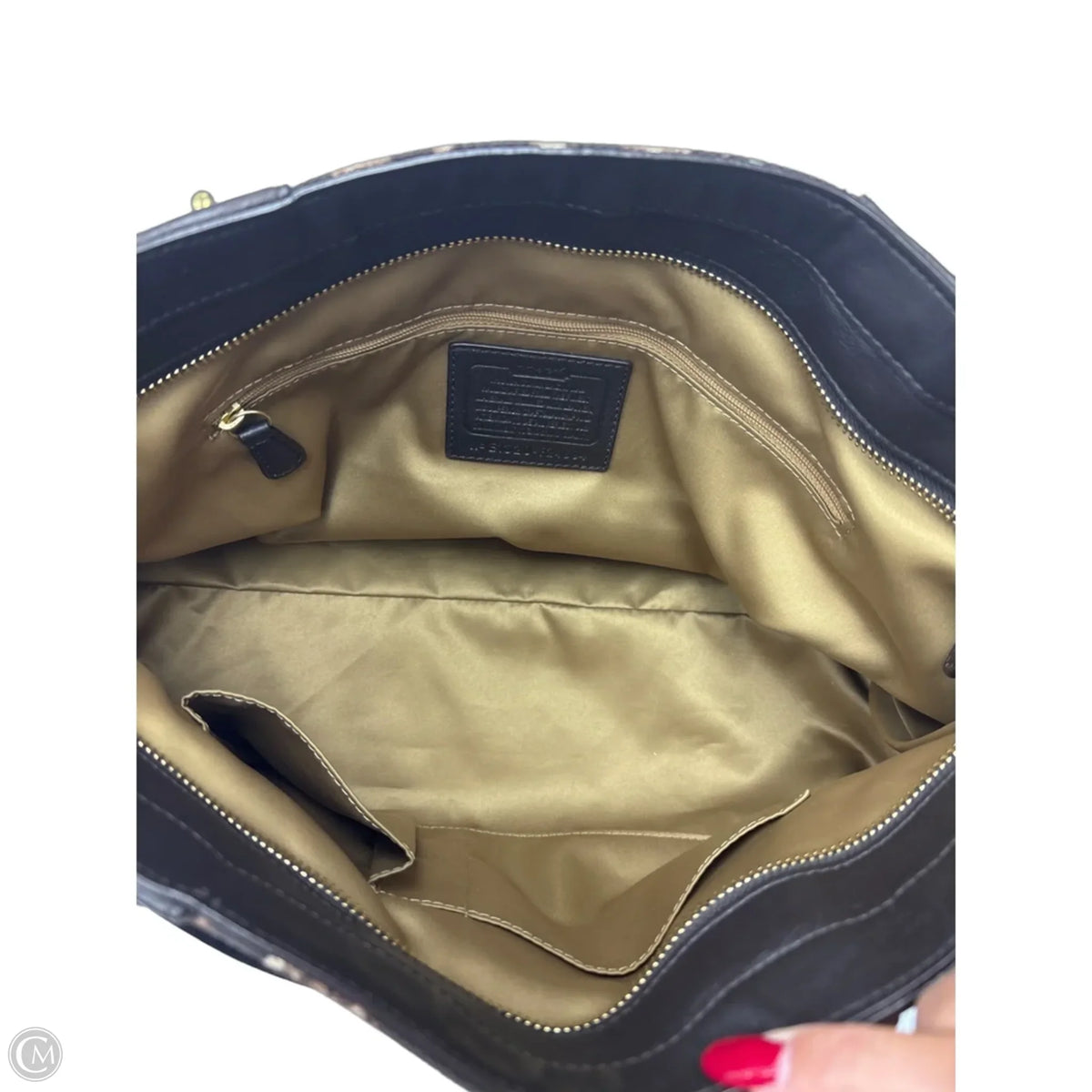 Handbag Designer By Coach, Size: Medium
