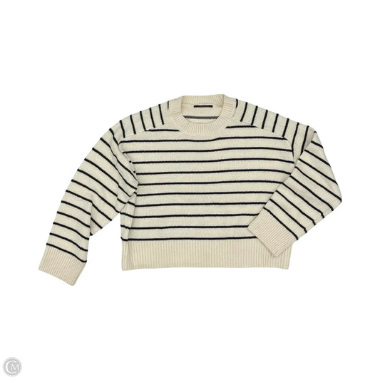 Sweater By Tahari In Black & Cream, Size: S