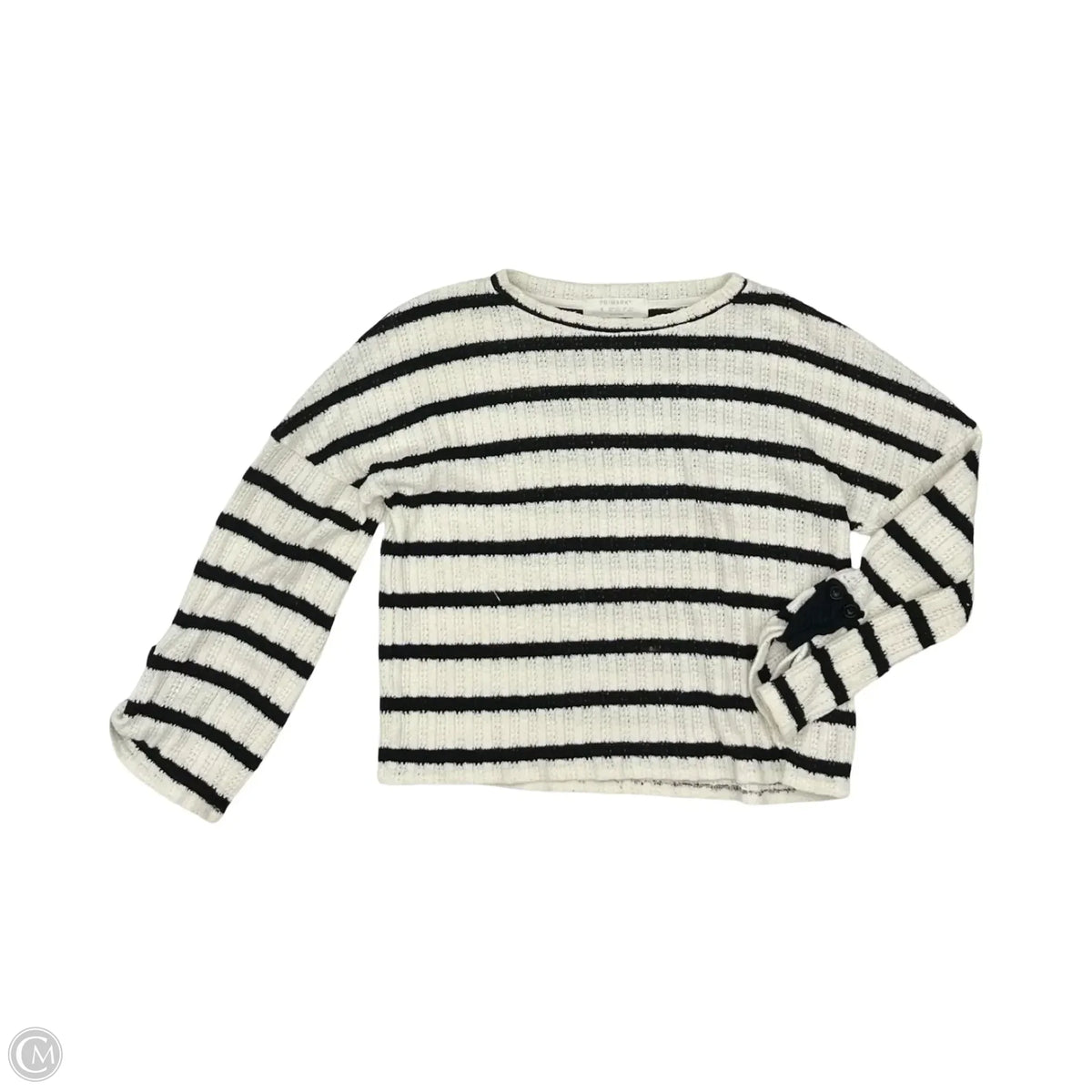 Sweater By Primark In Black & Cream, Size: S