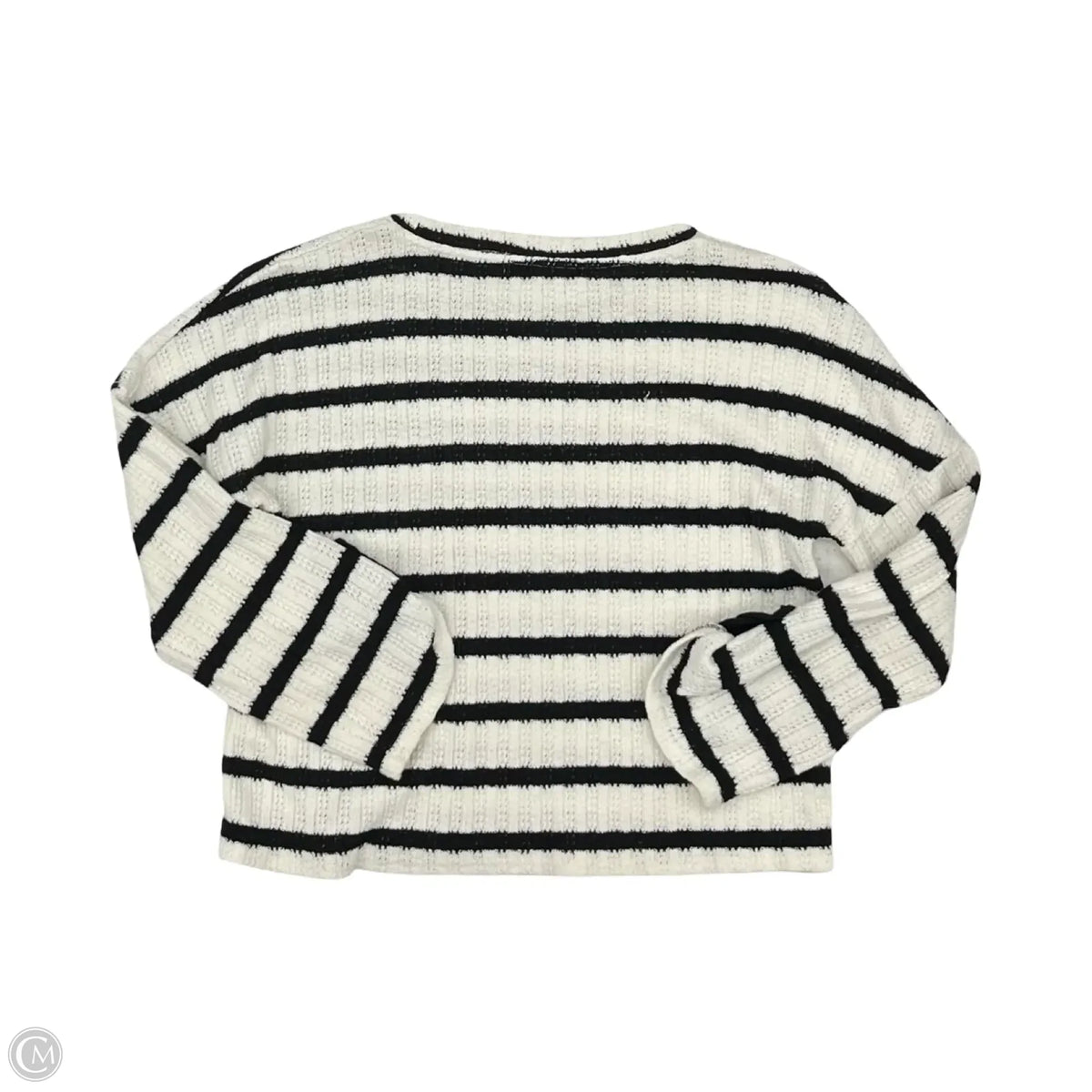Sweater By Primark In Black & Cream, Size: S