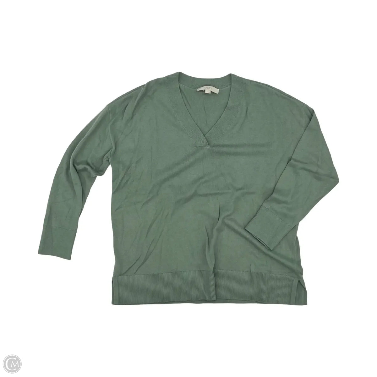 Sweater By Loft In Green, Size: L