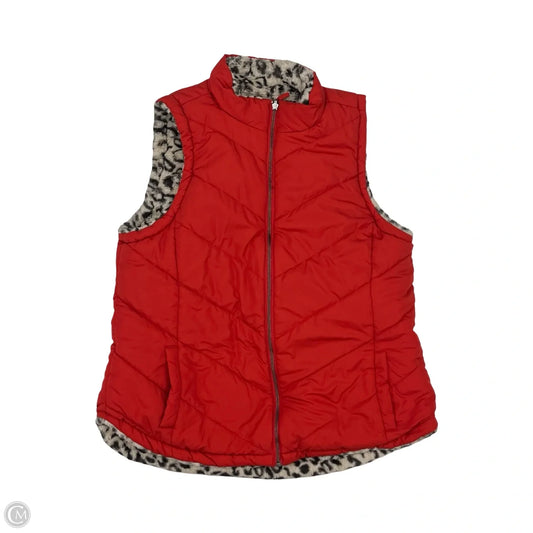 Vest Puffer & Quilted By Maurices In Red, Size: M