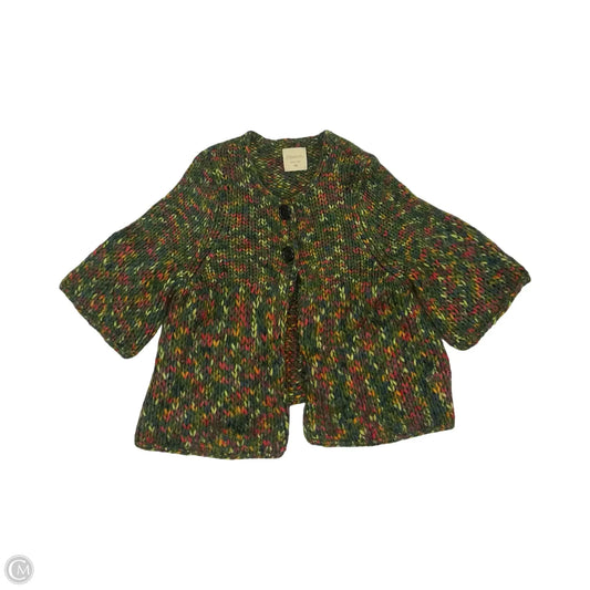 Sweater Cardigan By Relativity In Multi-colored, Size: 1x