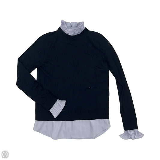 Top Long Sleeve By Ted Baker In Navy, Size: Xs