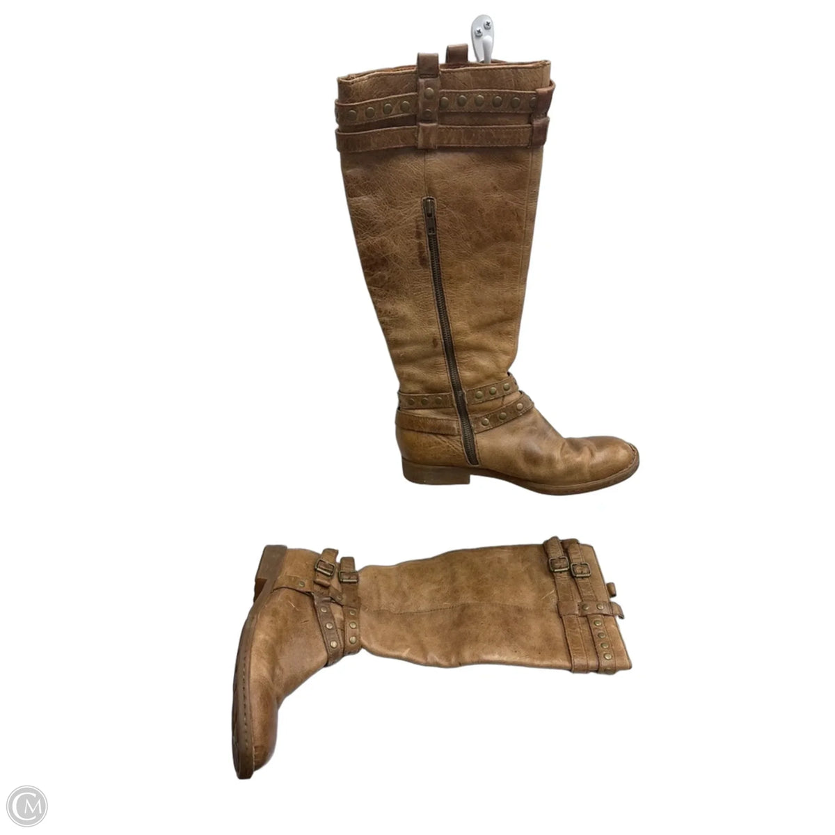 Boots Leather By Born In Brown, Size: 7.5