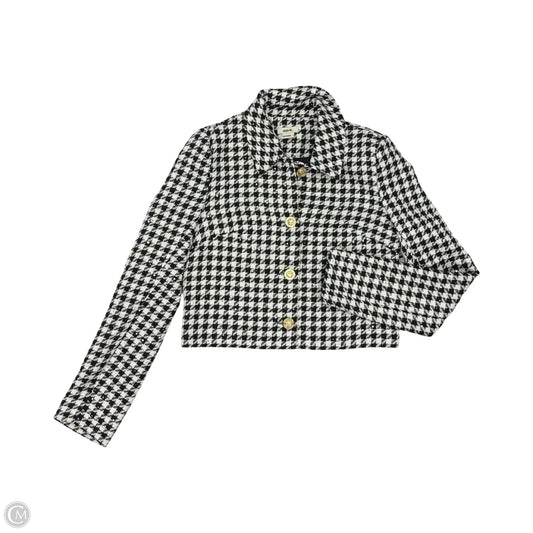 Jacket Designer By Jason Wu In Black & Cream, Size: S