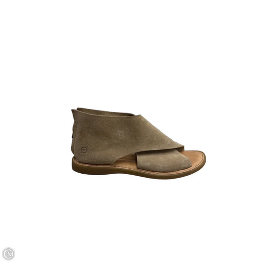 Sandals Flats By Born In Tan, Size: 7