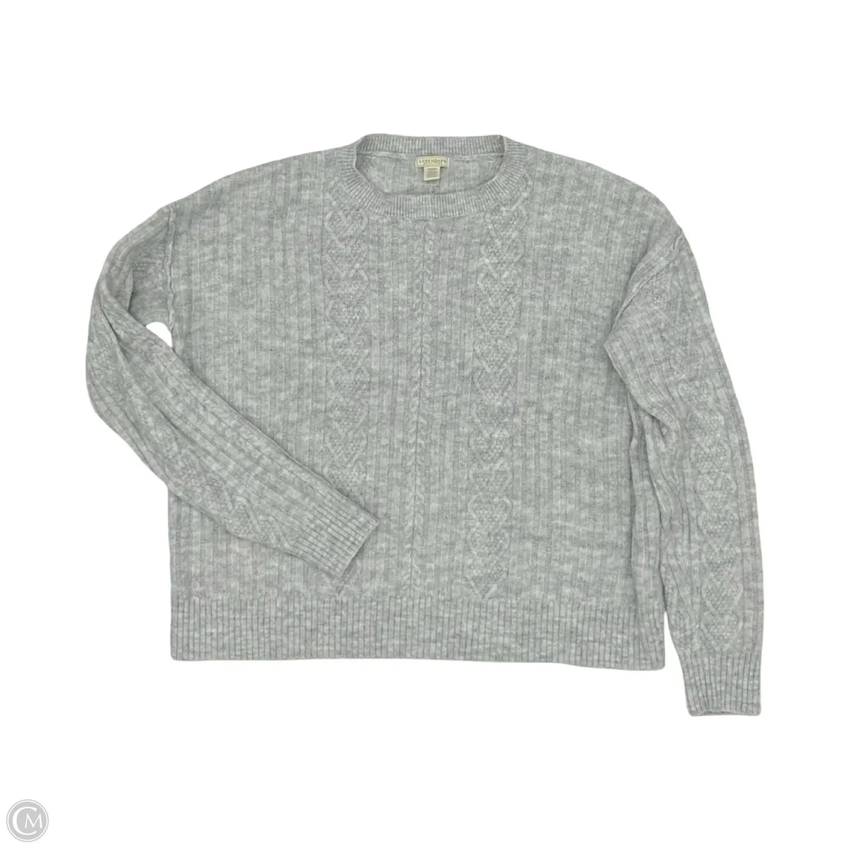 Sweater By Clothes Mentor In Grey, Size: M