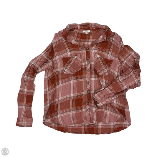 Top Long Sleeve By Maurices In Orange, Size: M
