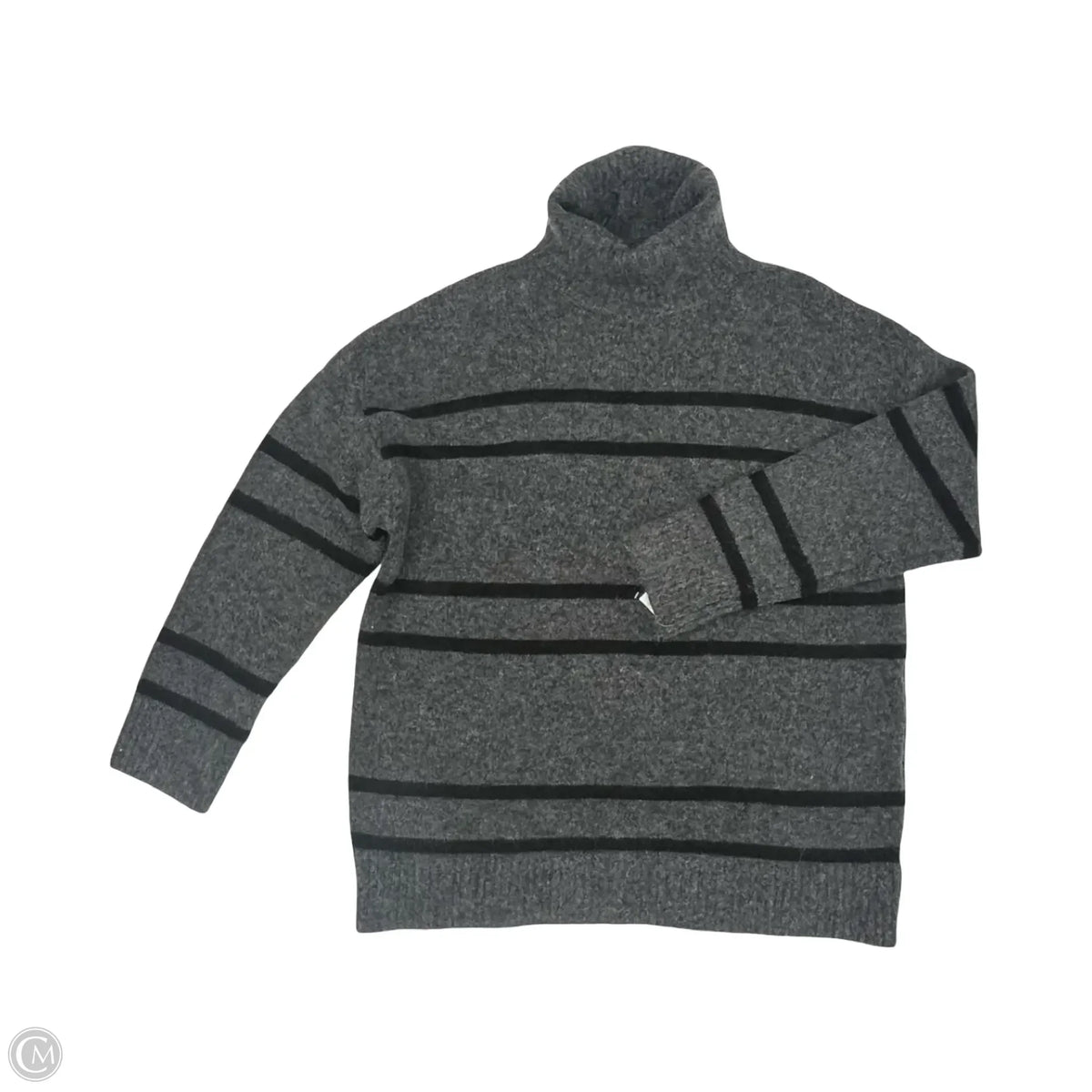 Sweater By Grace + Karma In Black & Grey, Size: 1x