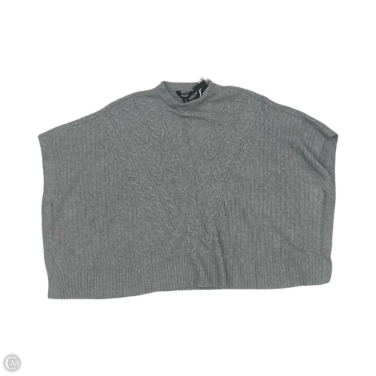 Sweater By Simply Vera In Grey, Size: M