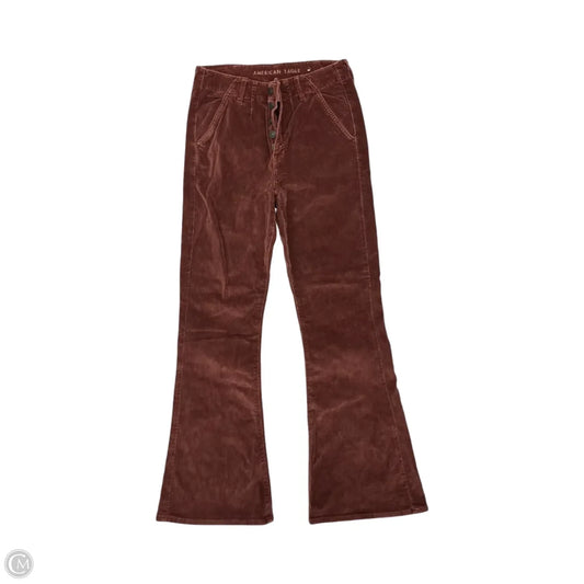 Pants Corduroy By American Eagle In Red, Size: 8