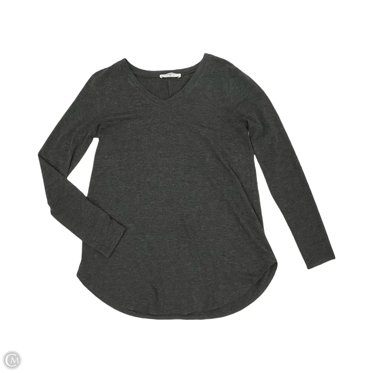 Top Long Sleeve By Zenana In Grey, Size: S