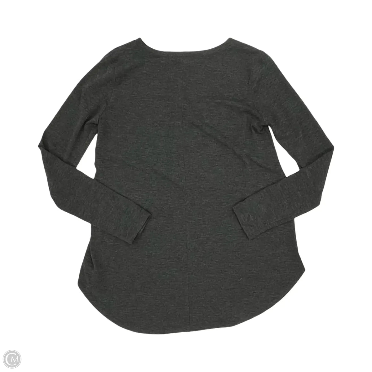 Top Long Sleeve By Zenana In Grey, Size: S