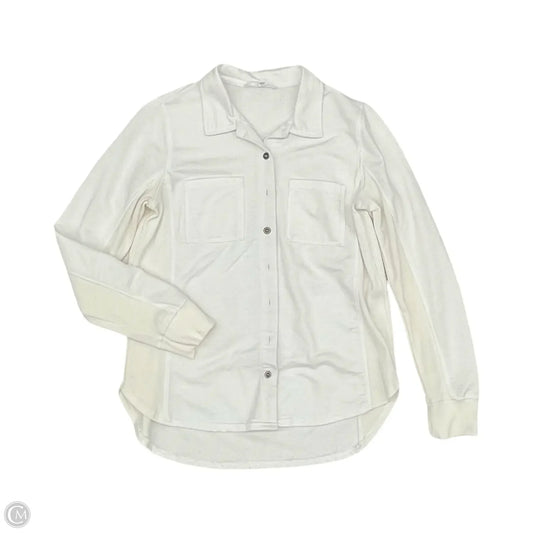 Top Long Sleeve By Jane And Delancey In White, Size: S