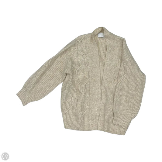 Sweater Cardigan By Lush In Tan, Size: M