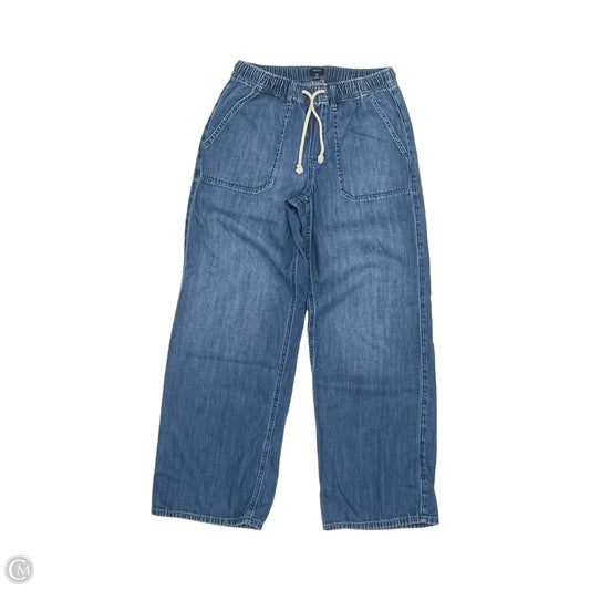 Jeans Straight By J. Crew In Blue Denim, Size: 10