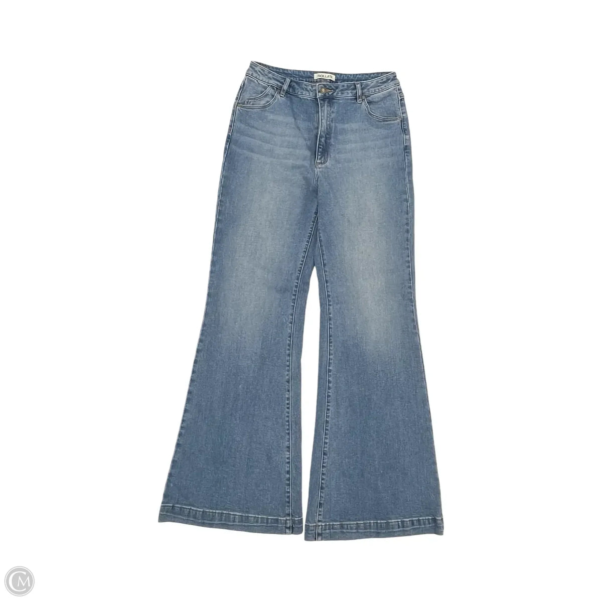 Jeans Flared By Rollas In Blue Denim, Size: 12