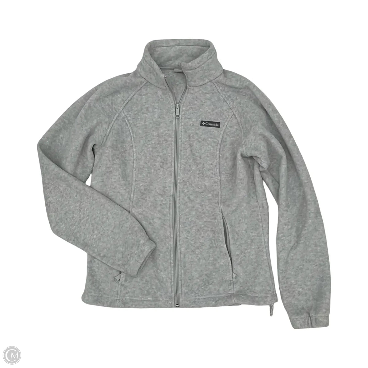 Jacket Fleece By Columbia In Grey, Size: M