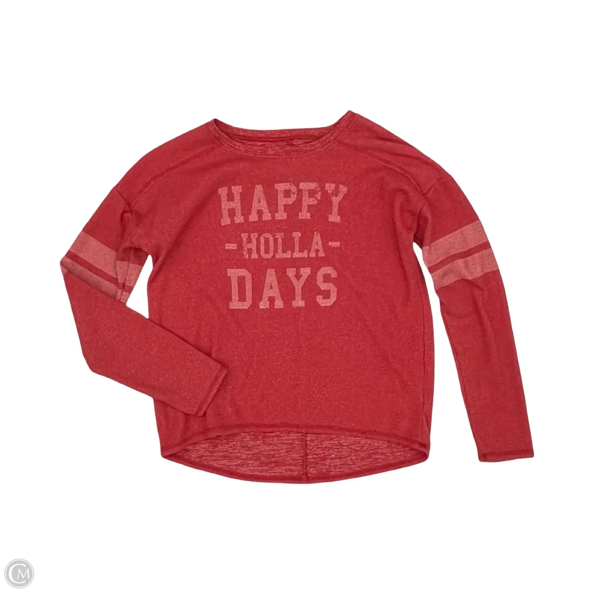 Top Long Sleeve By Grayson Threads In Red, Size: S