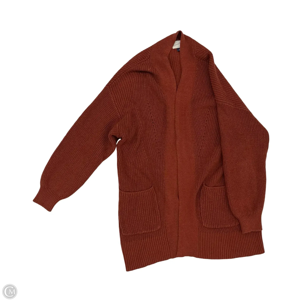 Sweater Cardigan By Universal Thread In Orange, Size: M