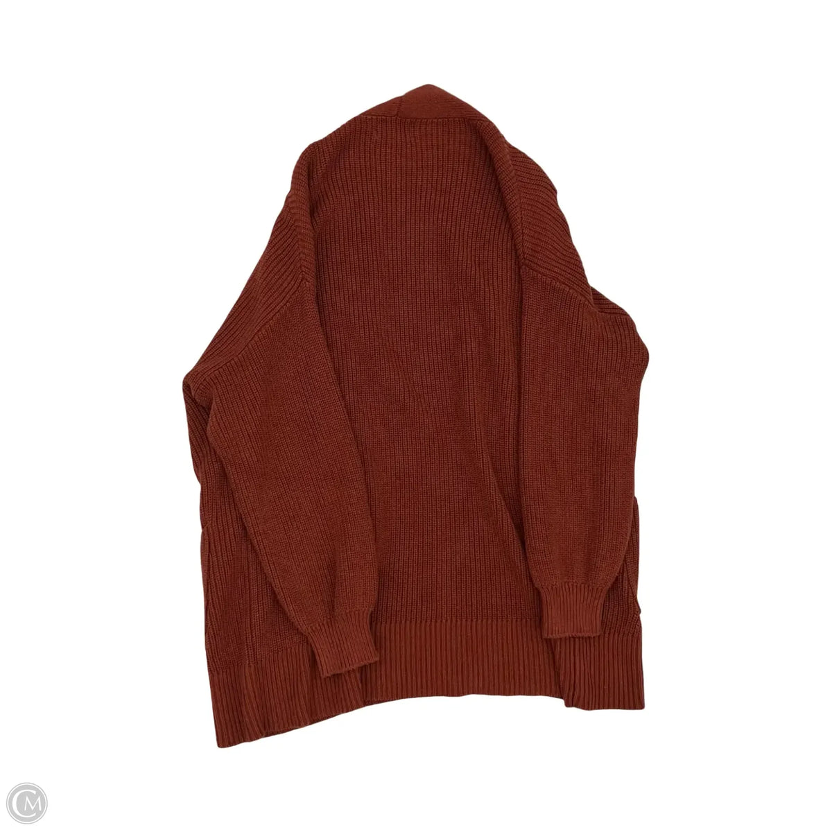 Sweater Cardigan By Universal Thread In Orange, Size: M