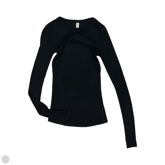 Top Long Sleeve By Bp In Black, Size: S