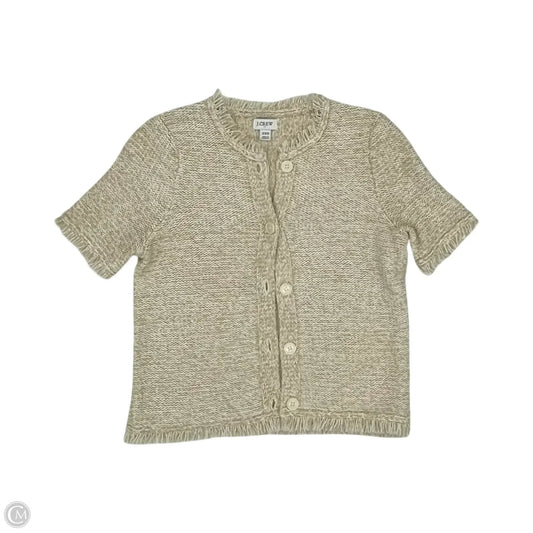 Sweater Cardigan By J. Crew In Tan, Size: Xxs