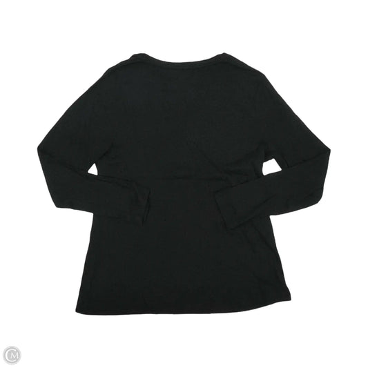 Top Long Sleeve Basic By A New Day In Black, Size: Xxl