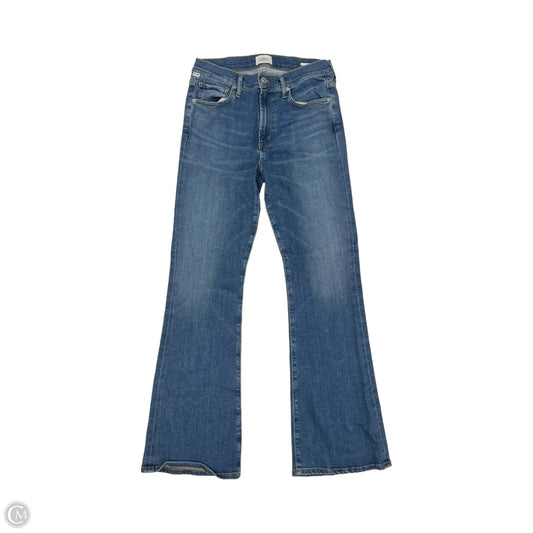 Jeans Flared By Citizens Of Humanity In Blue Denim, Size: 8