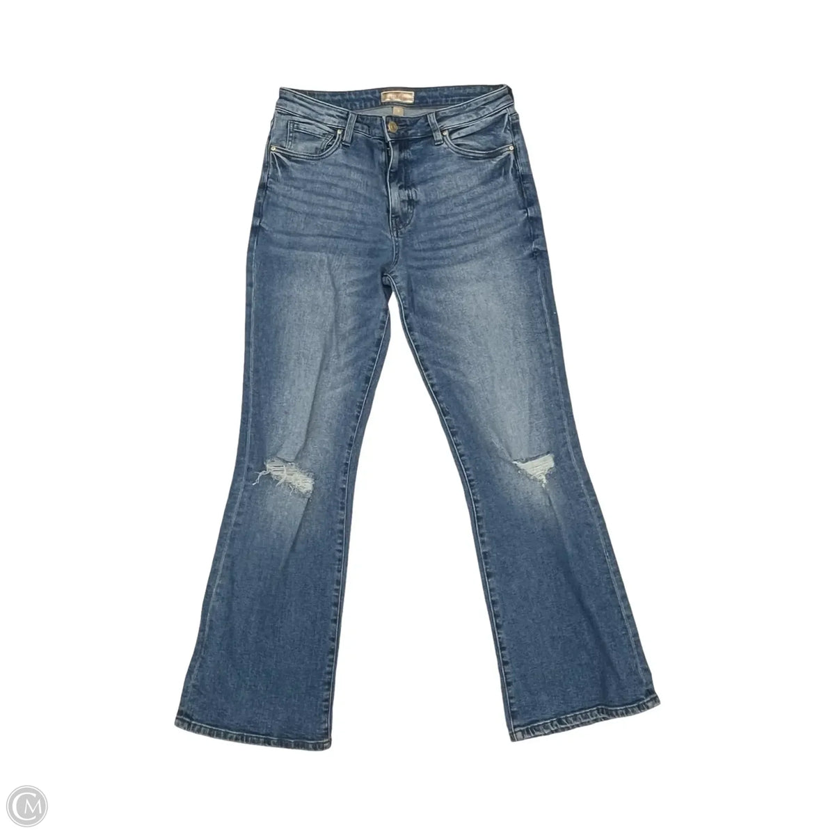 Jeans Flared By Kut In Blue Denim, Size: 6