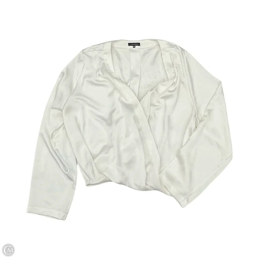 Blouse Long Sleeve By Clothes Mentor In White, Size: Xxl