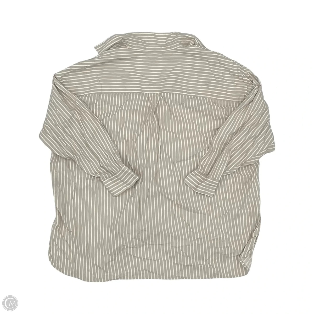 Blouse Long Sleeve By Torrid In Striped Pattern, Size: 1x