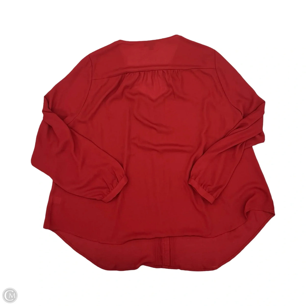 Blouse Long Sleeve By Torrid In Red, Size: 1x