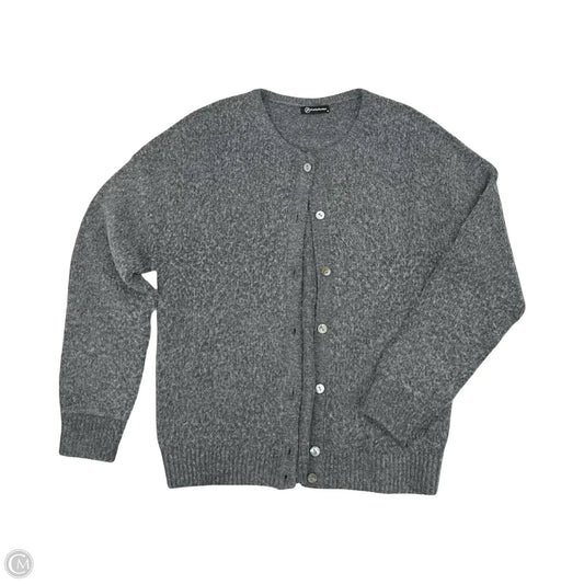 Sweater Cardigan By Prettygarden In Grey, Size: M
