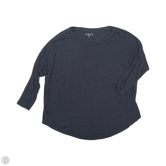 Top Long Sleeve By Loft In Blue, Size: L