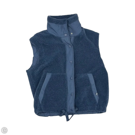 Vest Fleece By Joy Lab In Blue, Size: M