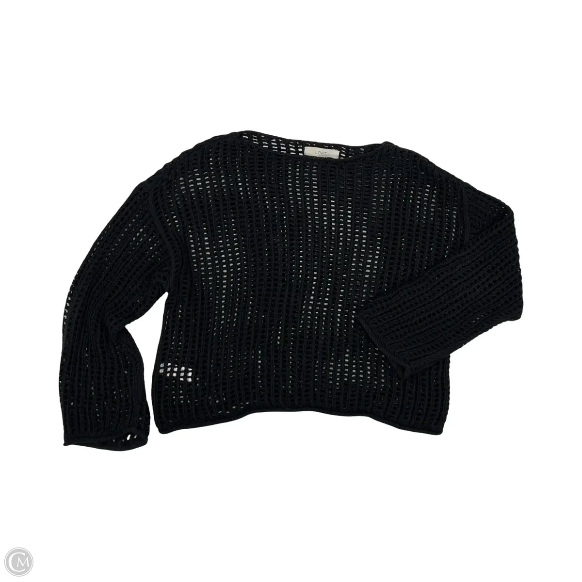 Sweater By Loft In Black, Size: L