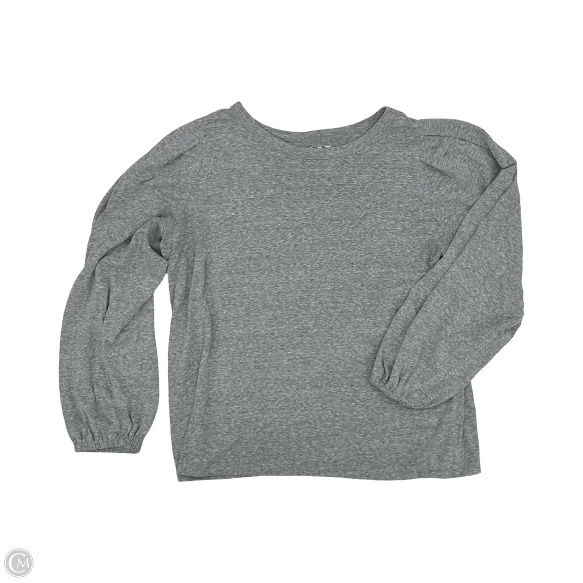 Top Long Sleeve By Loft In Grey, Size: L