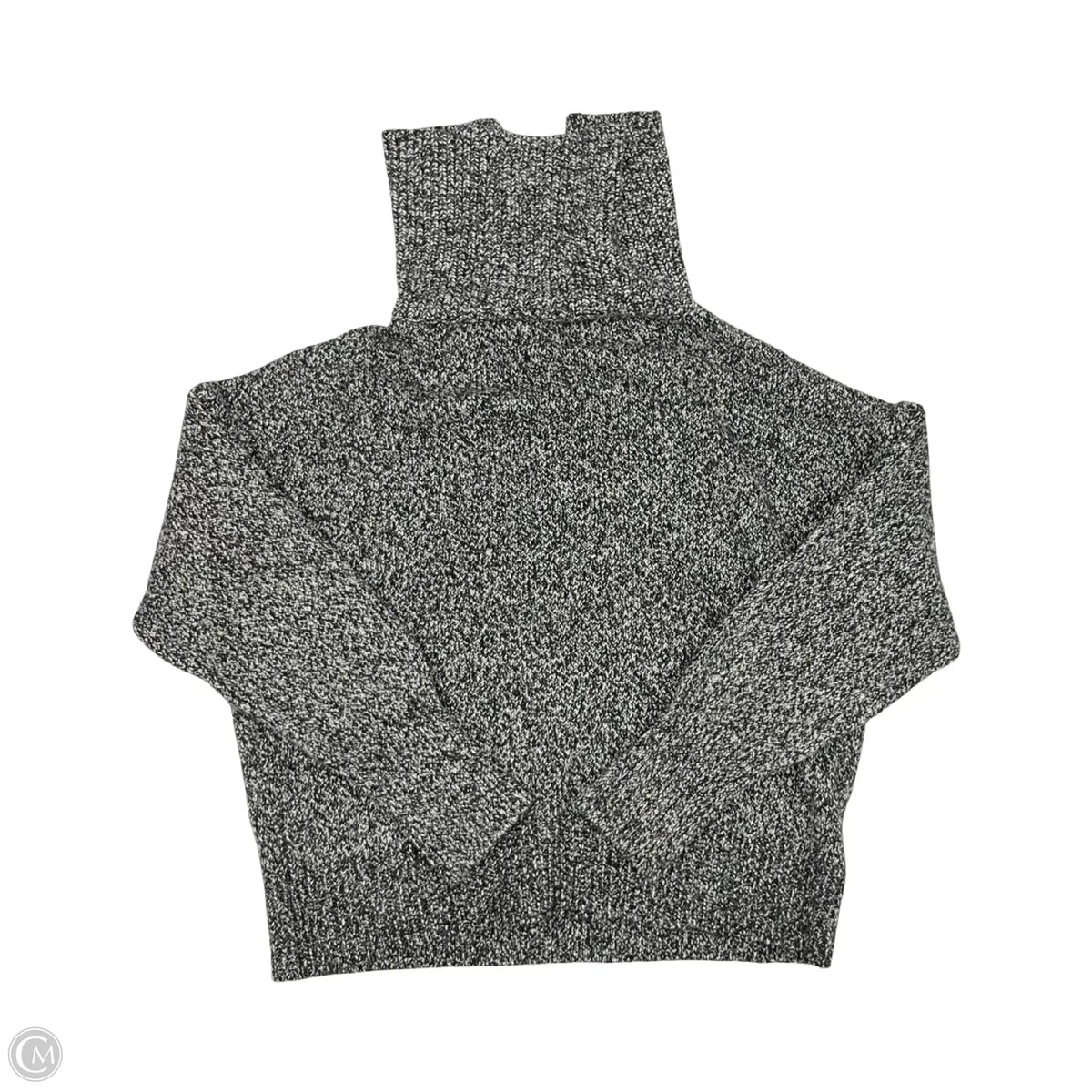 Sweater By Loft In Black & White, Size: L