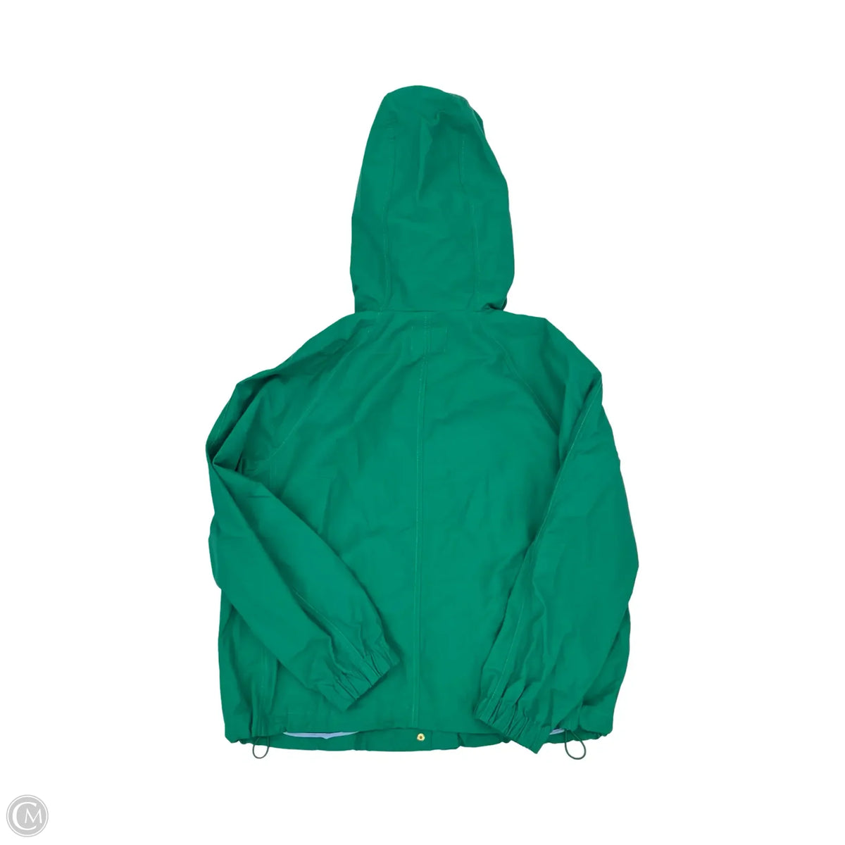 Coat Raincoat By Loft In Green, Size: L