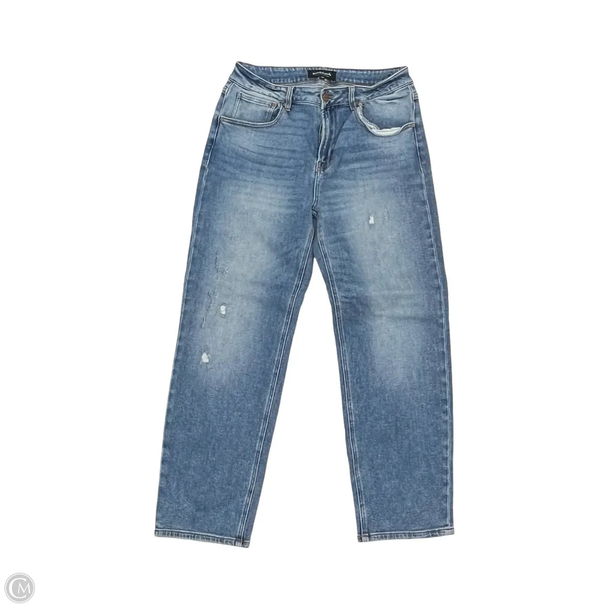 Jeans Straight By Risen In Blue Denim, Size: 6