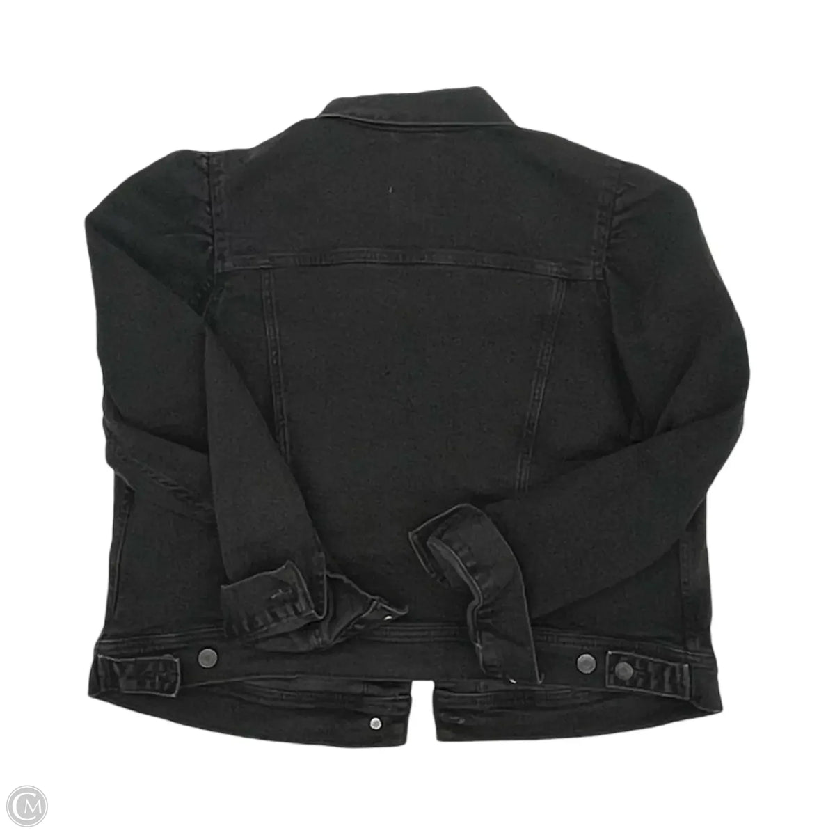 Jacket Denim By Gap In Black, Size: L