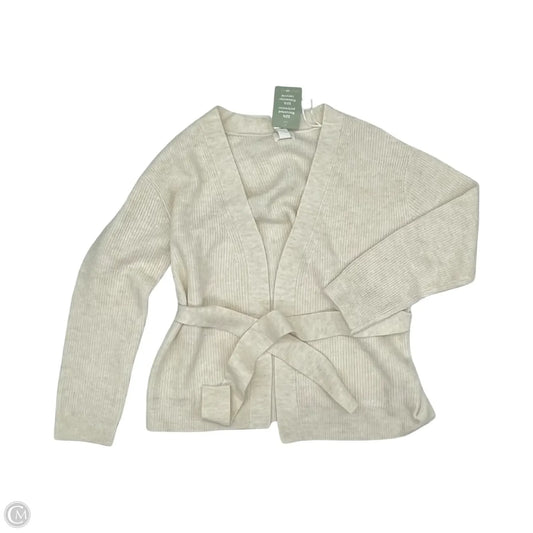 Sweater Cardigan By H&m In Tan, Size: Xs